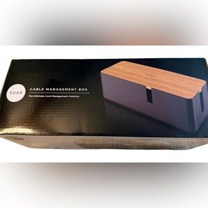 Soar Cable Management Box To Hide Cables & Strip Bars New In Box Never Opened
